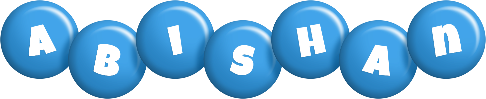 Abishan candy-blue logo