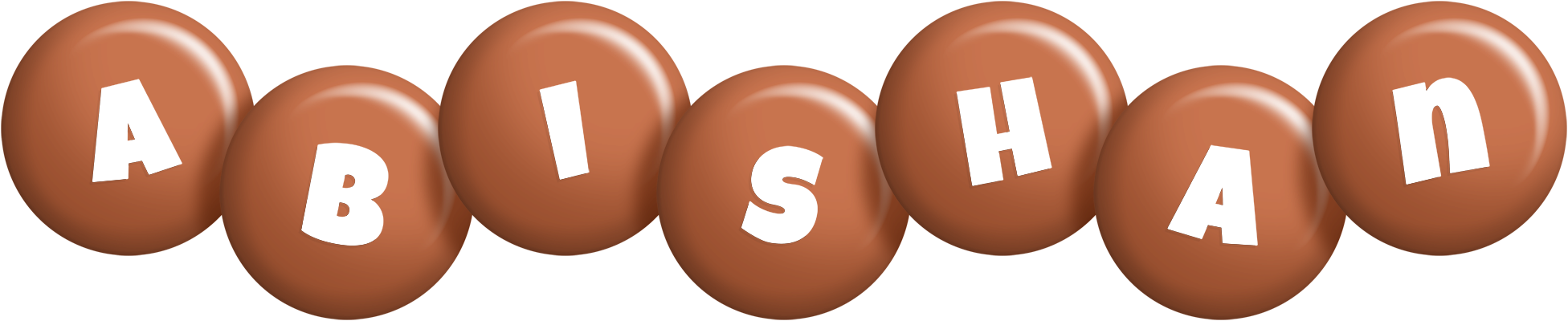 Abishan candy-brown logo