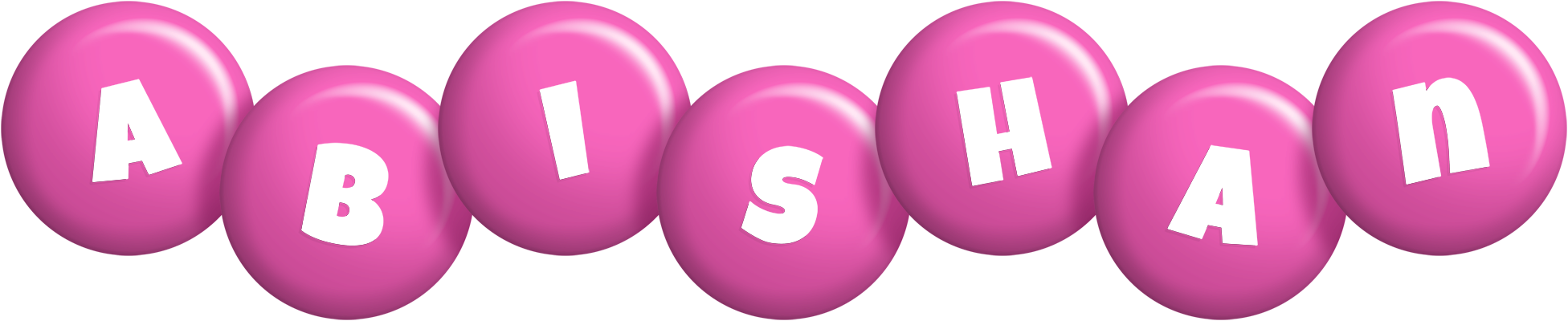Abishan candy-pink logo