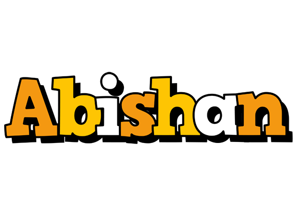 Abishan cartoon logo