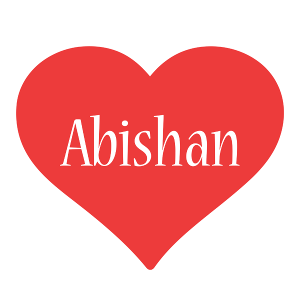 Abishan love logo