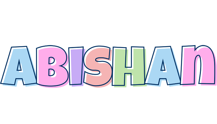 Abishan pastel logo