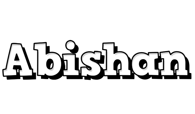 Abishan snowing logo