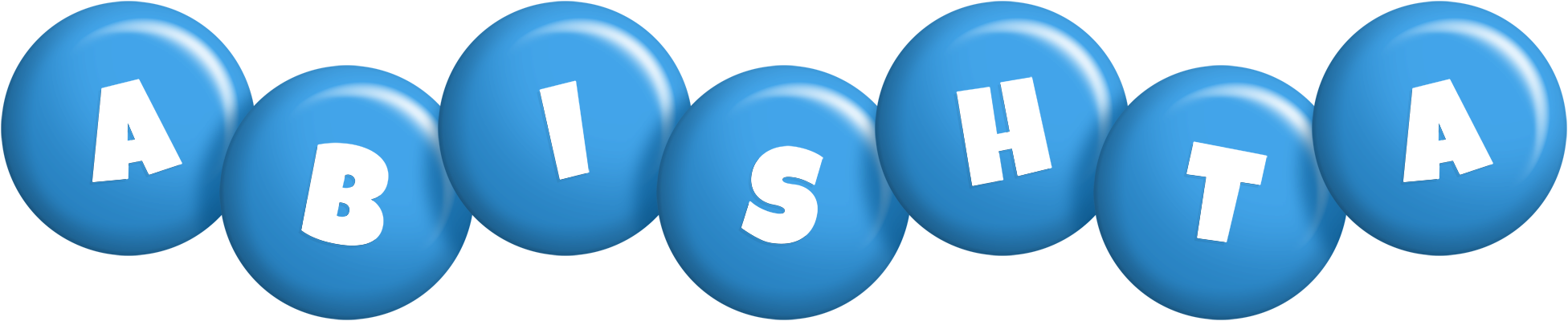 Abishta candy-blue logo