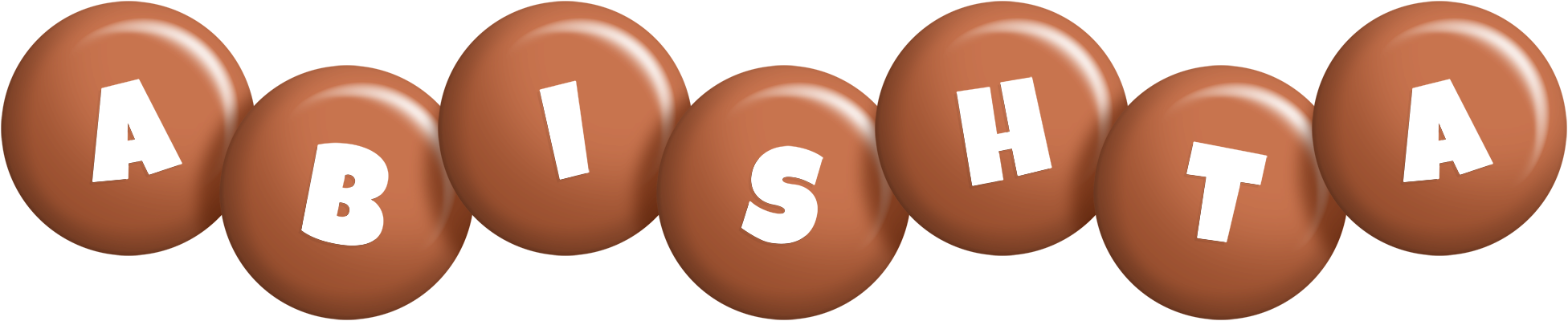Abishta candy-brown logo