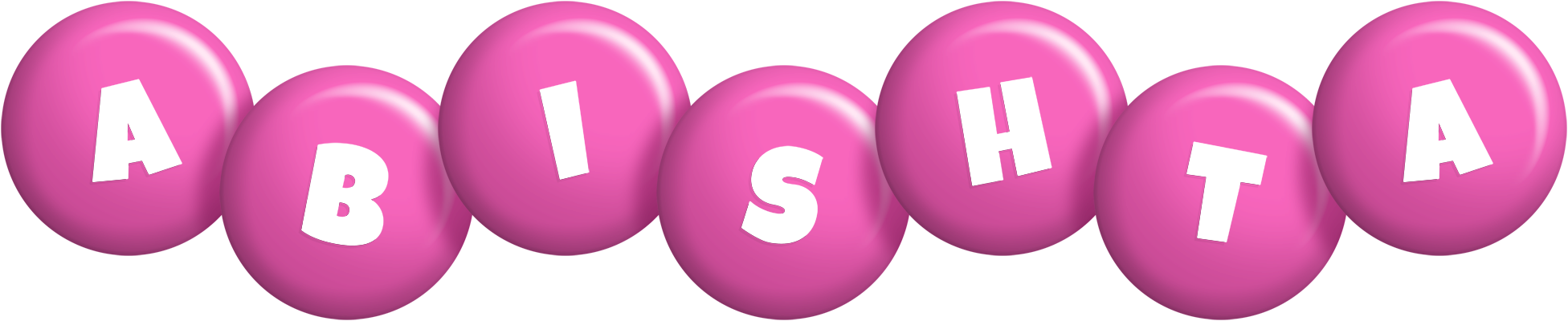 Abishta candy-pink logo