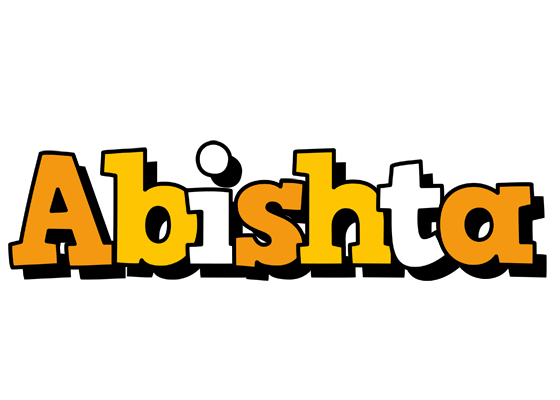 Abishta cartoon logo