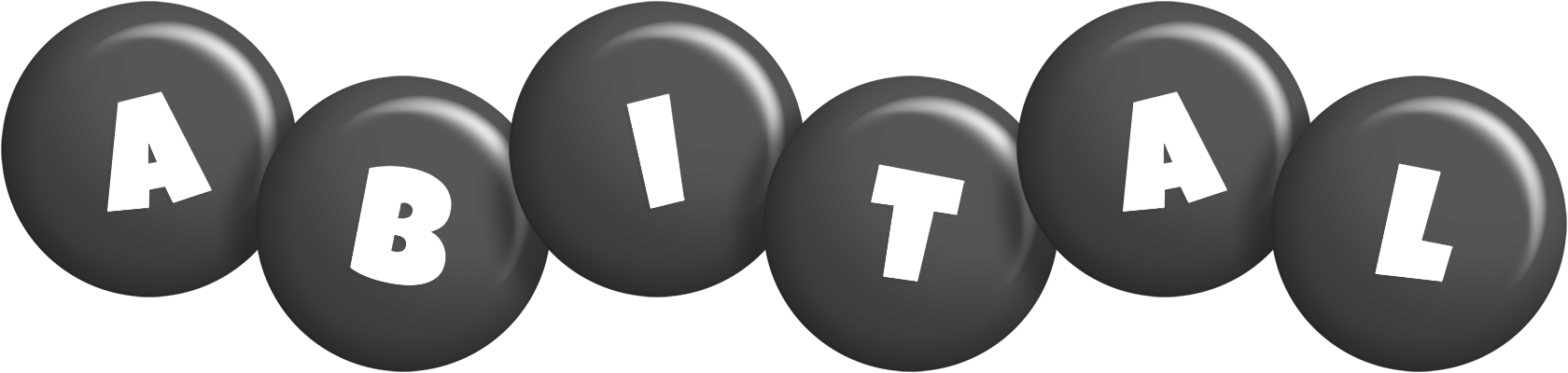 Abital candy-black logo