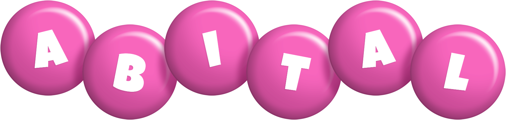 Abital candy-pink logo