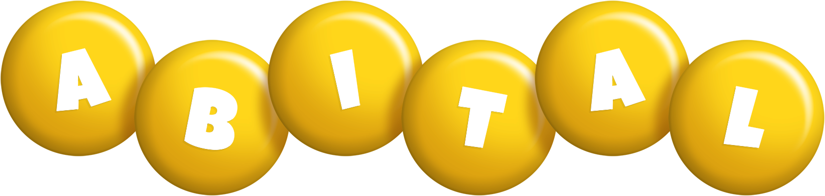 Abital candy-yellow logo