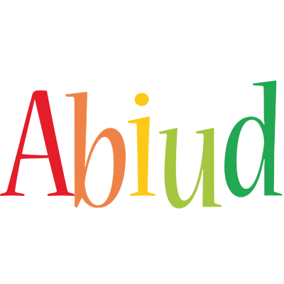 Abiud birthday logo