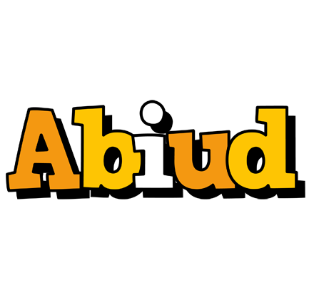 Abiud cartoon logo
