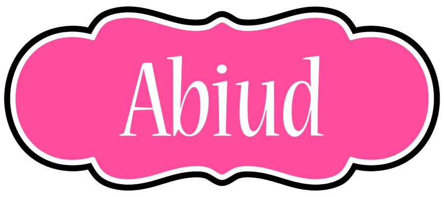 Abiud invitation logo