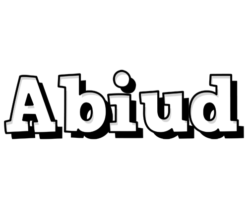 Abiud snowing logo