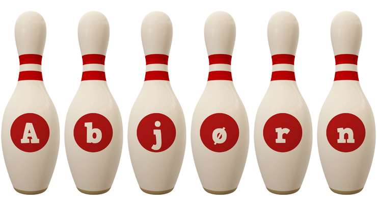 Abjørn bowling-pin logo
