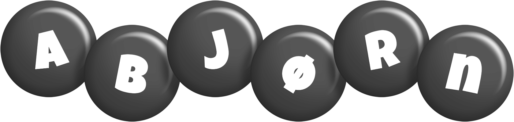 Abjørn candy-black logo