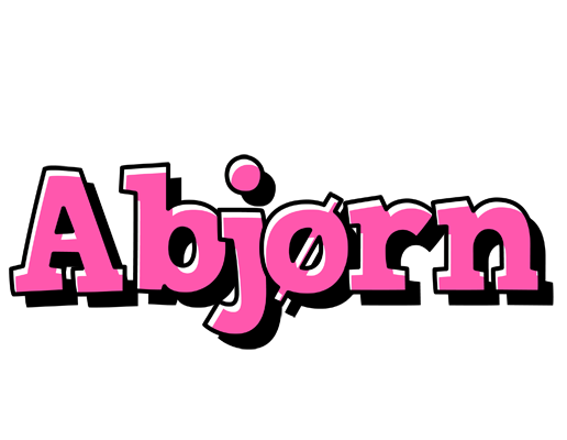 Abjørn girlish logo