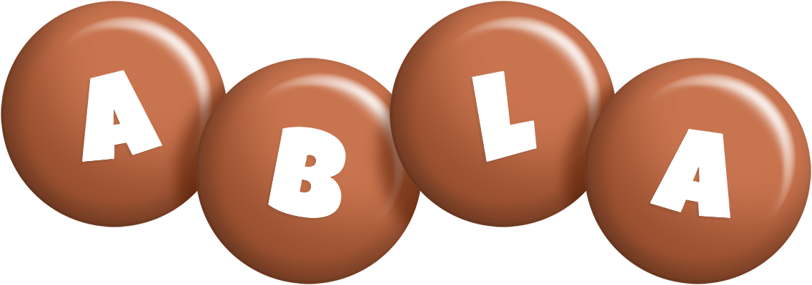 Abla candy-brown logo
