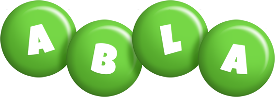 Abla candy-green logo