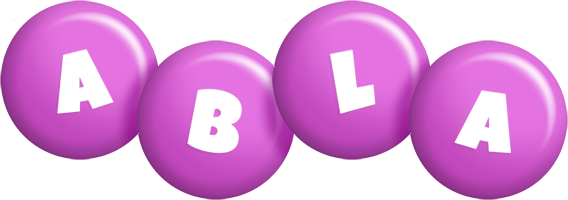 Abla candy-purple logo