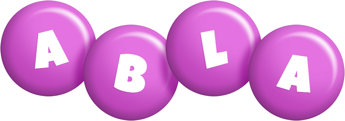 Abla candy-purple logo