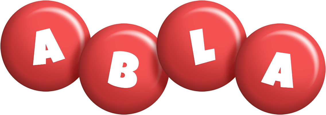 Abla candy-red logo