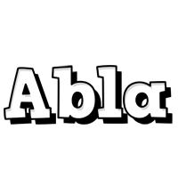 Abla snowing logo