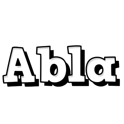 Abla snowing logo