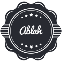 Ablah badge logo