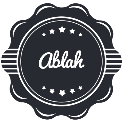 Ablah badge logo