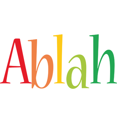 Ablah birthday logo