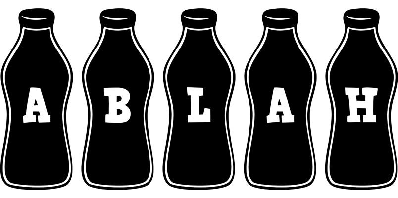 Ablah bottle logo
