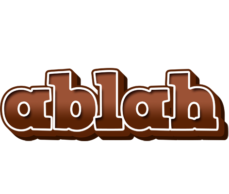 Ablah brownie logo