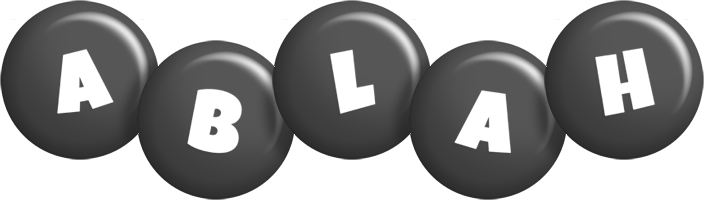 Ablah candy-black logo