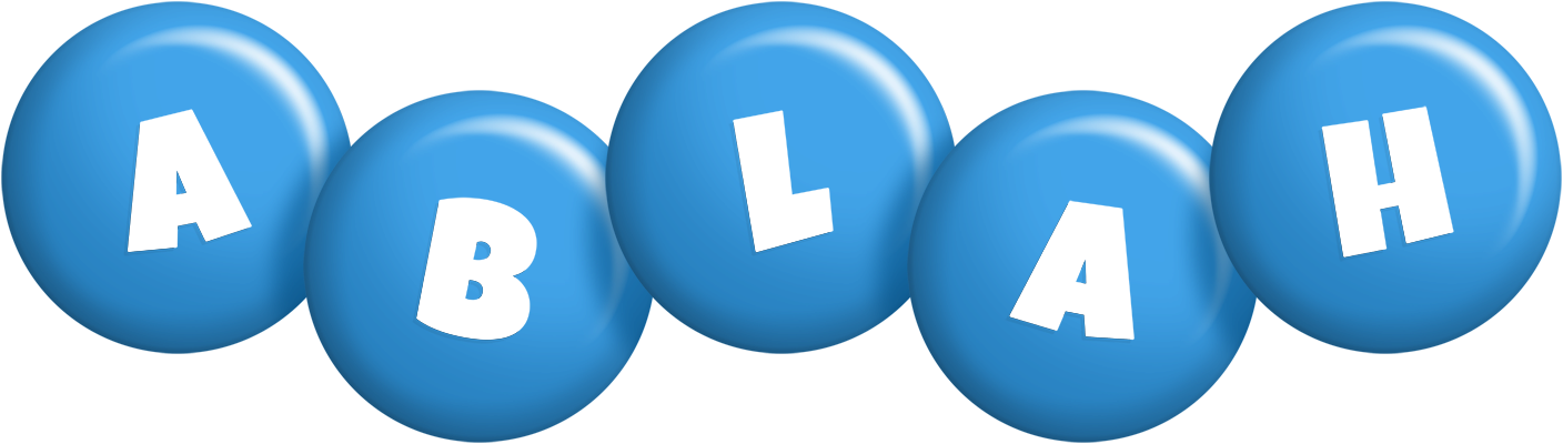 Ablah candy-blue logo