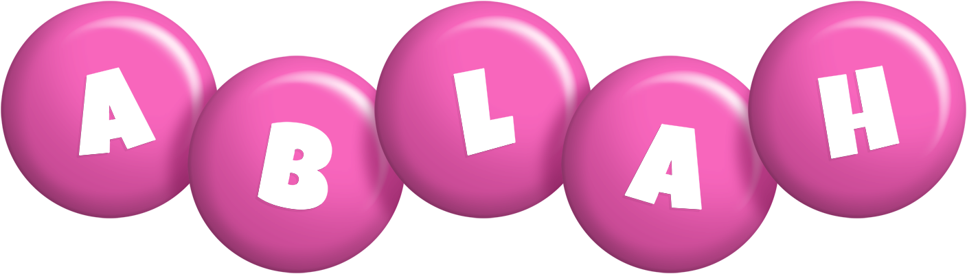 Ablah candy-pink logo