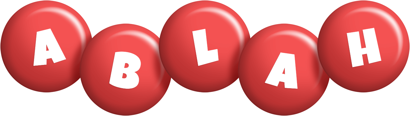 Ablah candy-red logo