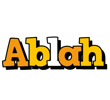 Ablah cartoon logo