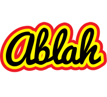 Ablah flaming logo