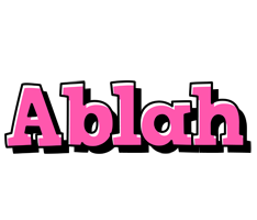 Ablah girlish logo
