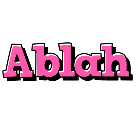 Ablah girlish logo