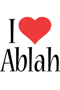 Ablah i-love logo