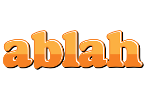 Ablah orange logo