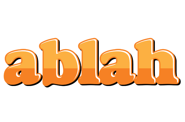 Ablah orange logo