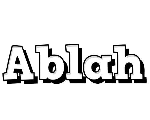 Ablah snowing logo