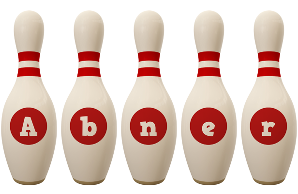 Abner bowling-pin logo