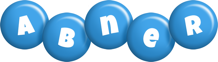 Abner candy-blue logo