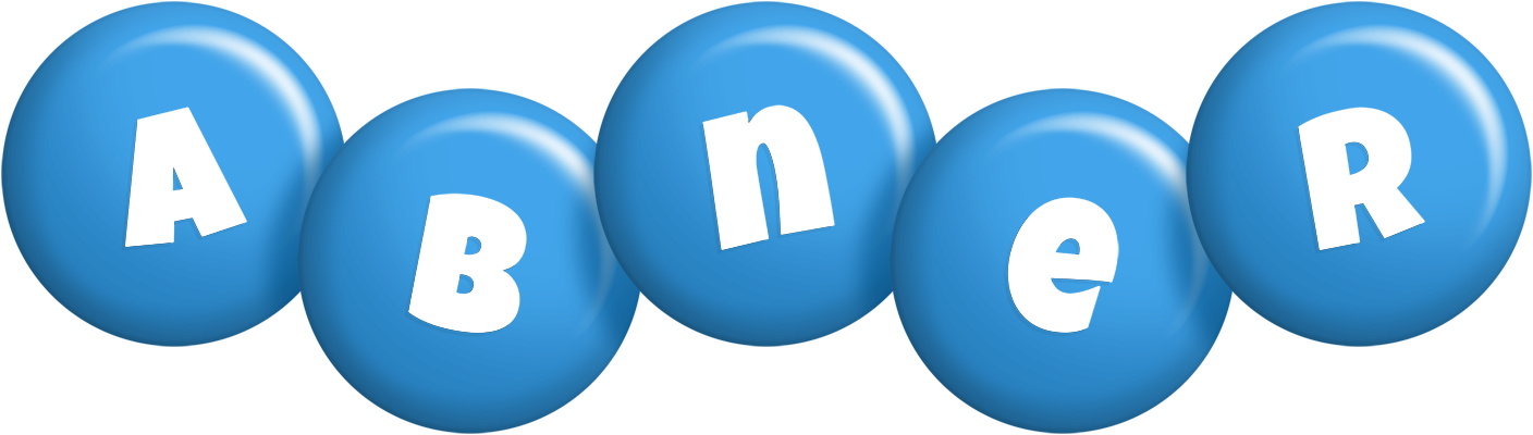 Abner candy-blue logo