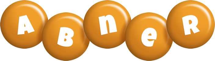 Abner candy-orange logo