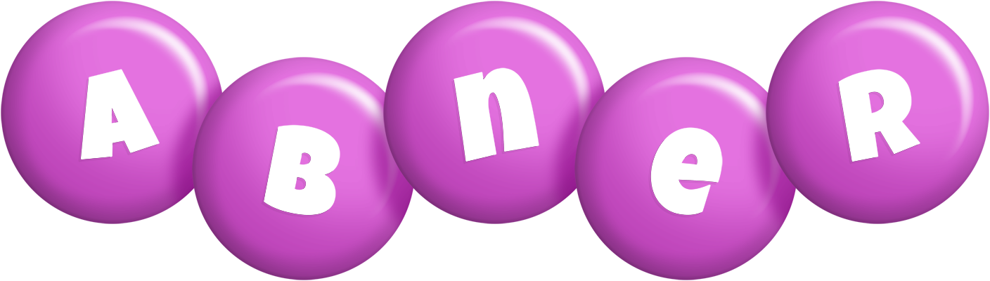 Abner candy-purple logo
